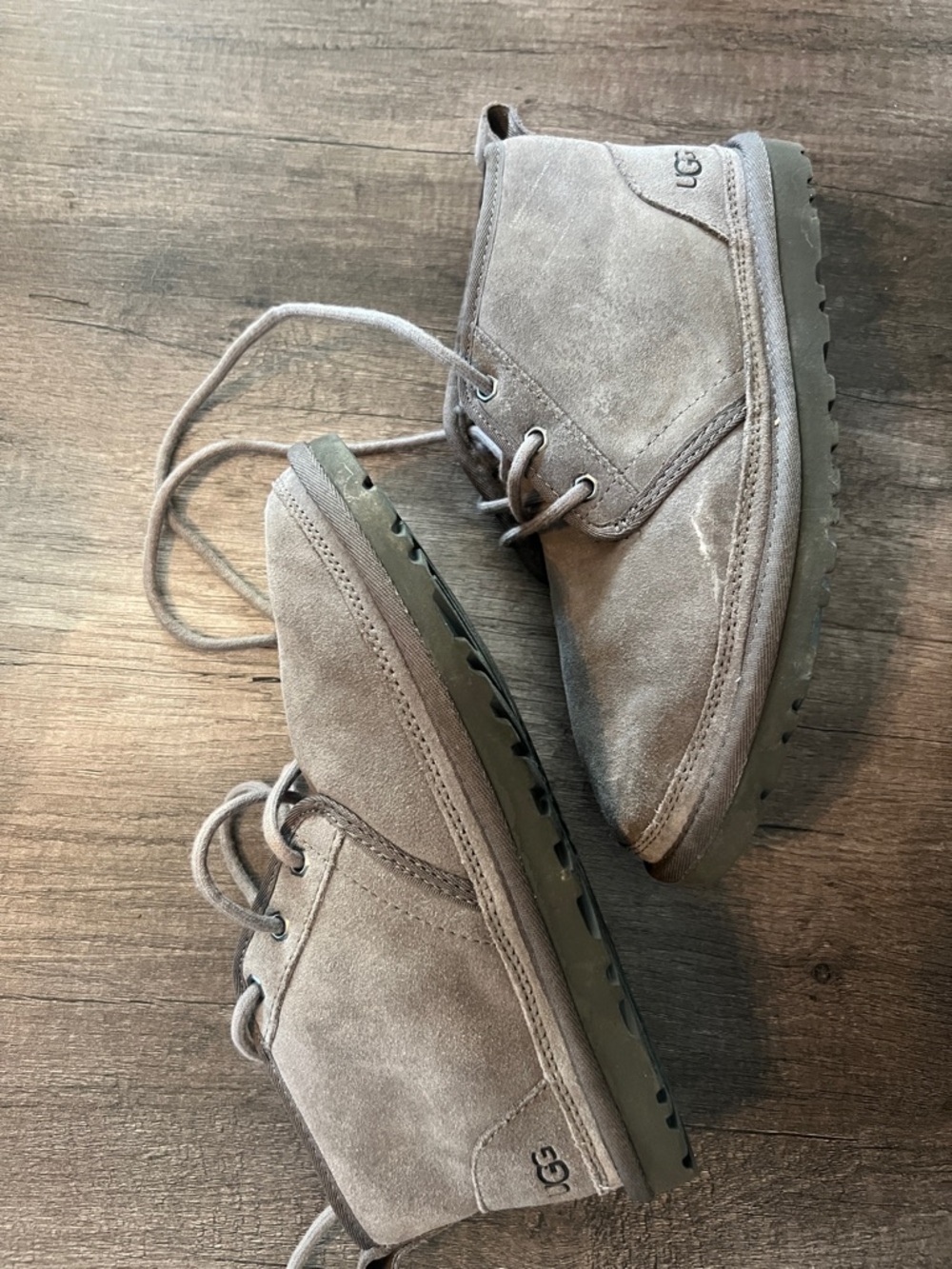 UGG Men's Taupe Suede Chukka Boots